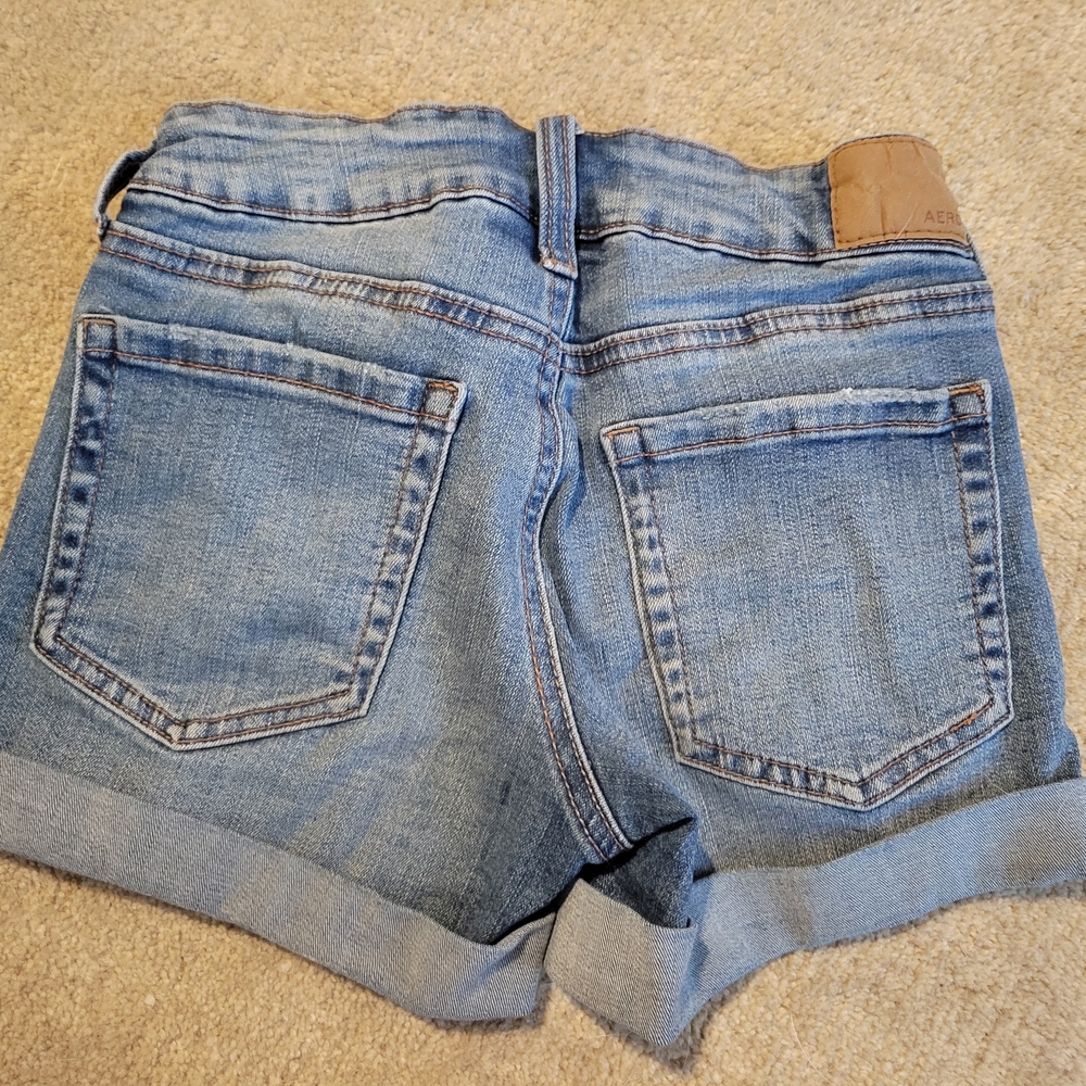 Aeropostale Light Blue Jean Shorts